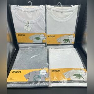 Lot of 4 Cricut Sublimation T shirts- small and medium